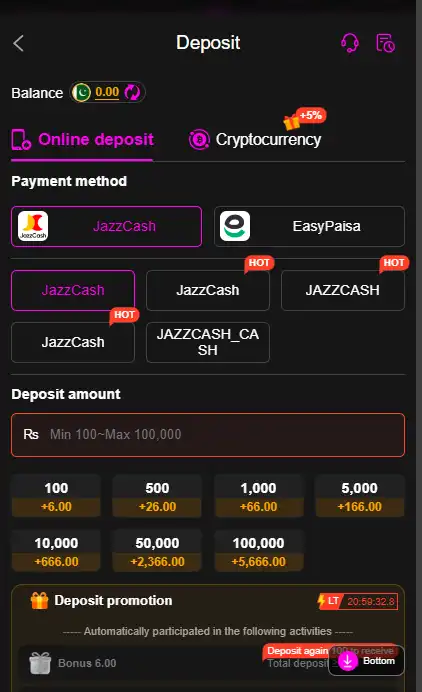 deposit